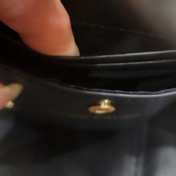 Coco Crush Black Leather Phone Case with Chain - Picture 8 of 10